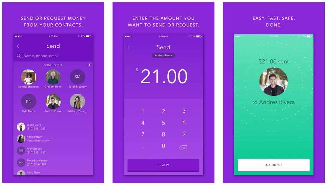 zelle-app-screenshots